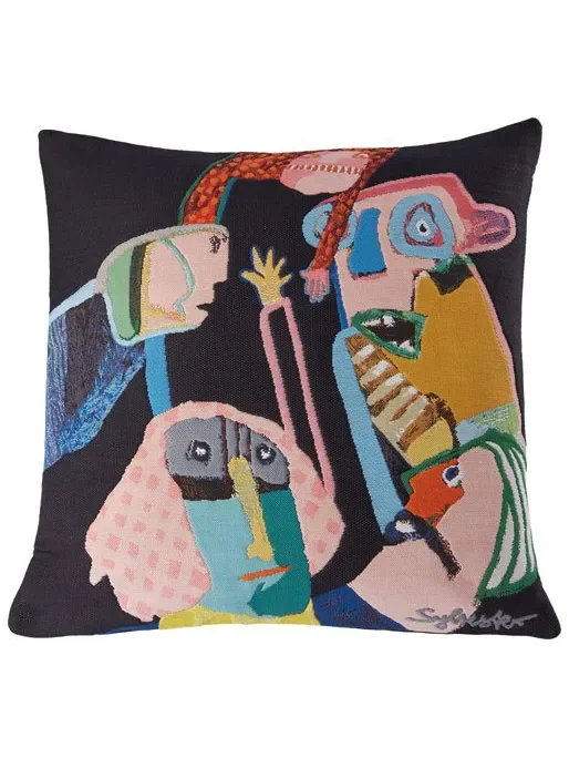 Sylvester Fra Alle Sider Kissen von Poulin Design