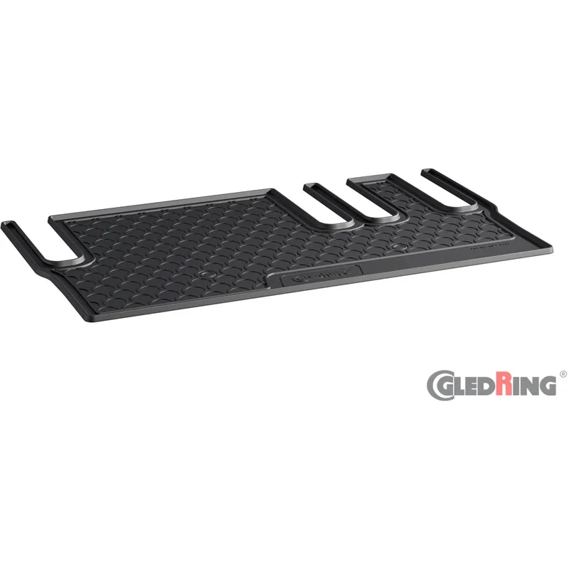 Gledring, Kofferraumeinlage, Gummi 'Rubbasol', passt für Citroën Spacetourer (2016-), Fiat Scudo (2022-), Opel Zafira Life (2019-), Peugeot Traveller (2016-), Toyota Proace Verso (2016-)