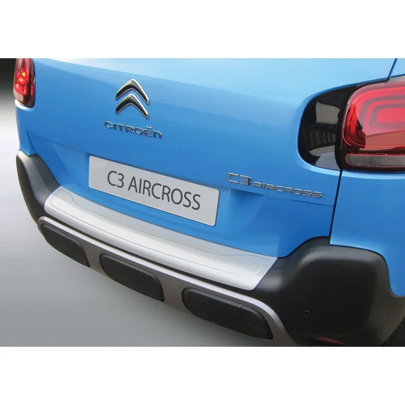 RGM, Heckstoßstangenschutz, ABS, Schwarz, Passend für Citroën C3 Aircross 2017-, '3D-geformt'