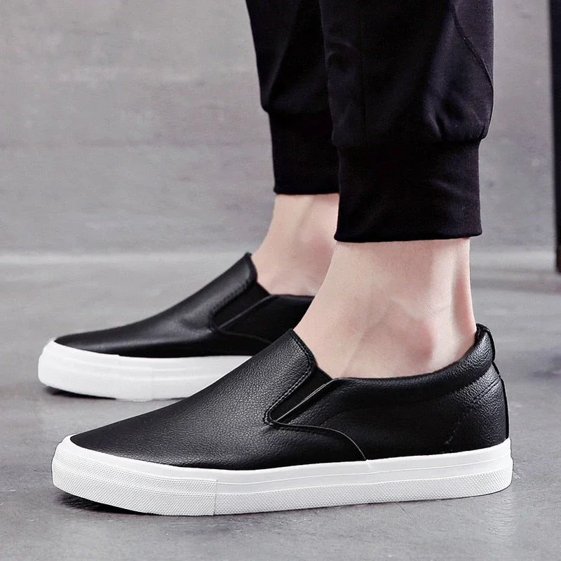 Herren-Slip-on-Ledersneaker – Jonas