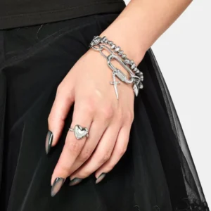 Hurnix Dagger Heart Edelstahl Armband