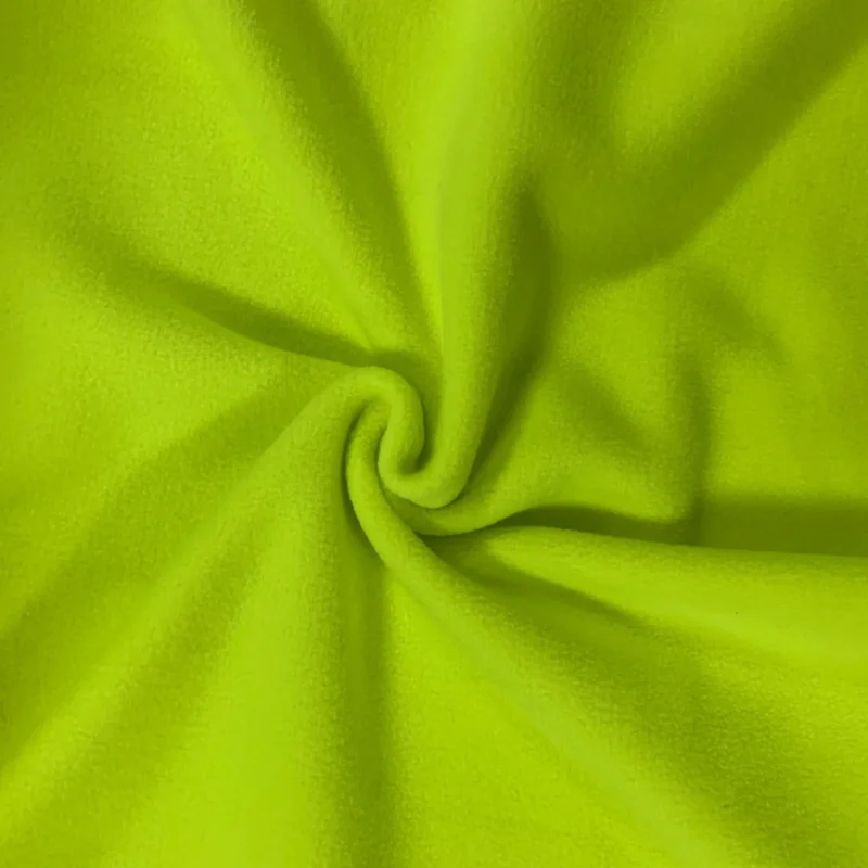 Knitted Polar Fleece Fabric - NEON Green