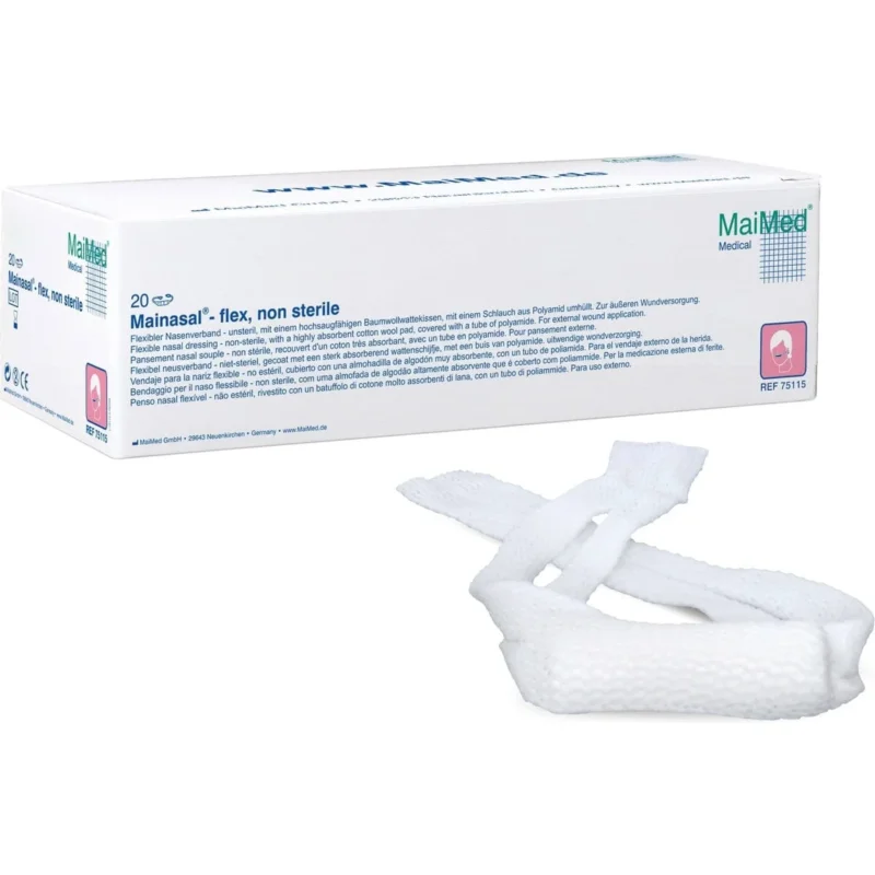 MaiMed Mainasal flex flexibler Nasenverband unsteril 7 cm, lang Ø 3 cm