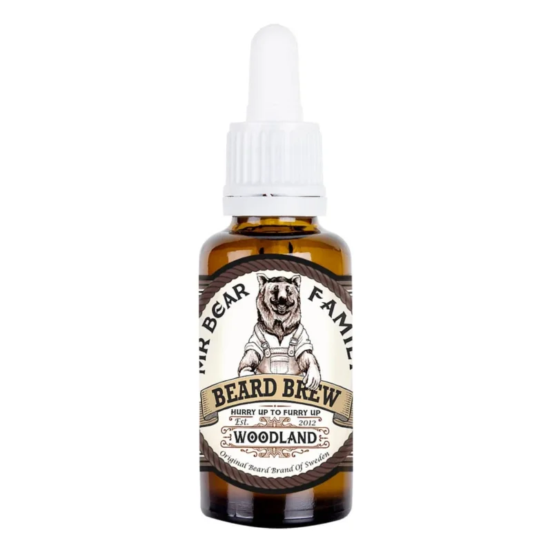 Bartöl, Bartbräuöl, Woodland, 30 ml.