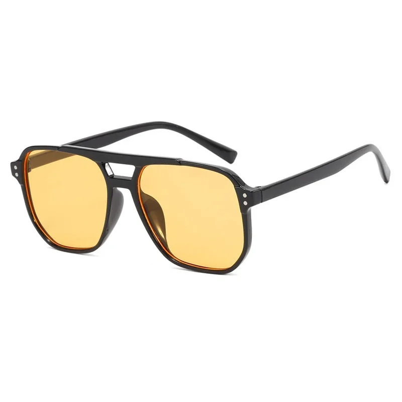 Damen oversized Sonnenbrille mit geometrischem Design und UV-Schutz Karnz