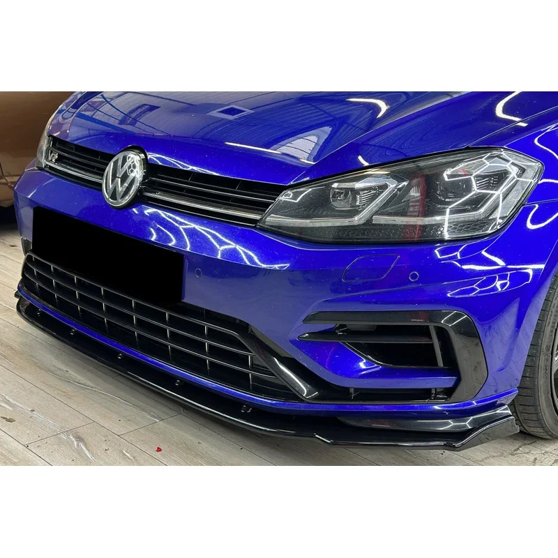 OneWay, Frontspoiler, Glanzvoll schwarz, Passend für Volkswagen Golf VII (7.5) HB/Variant R 2017-2020