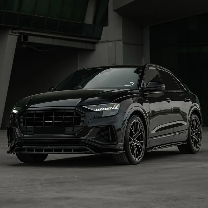 OneWay, Frontspoiler, Hochglanzschwarz, passt für Audi Q8 S-Line & SQ8 MK1 (2018-2023)