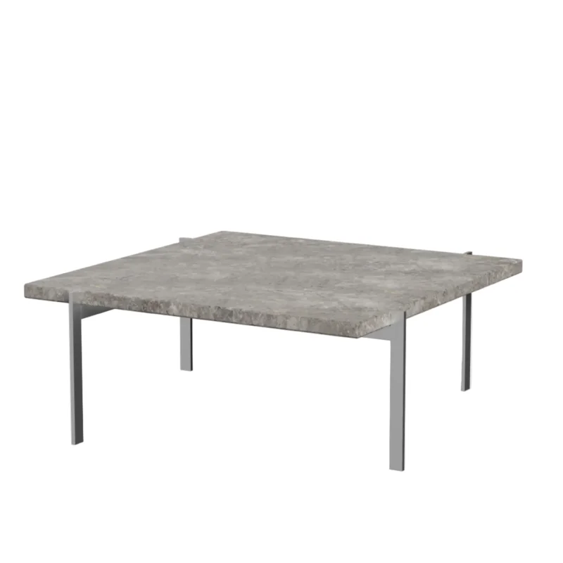 PK61 Couchtisch, brungrå Marmor von Poul Kjærholm