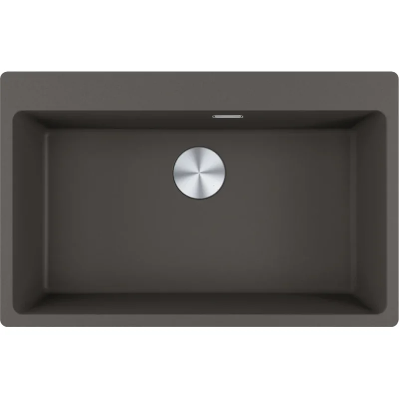 FRANKE Fragranitebecken MRG 610-73 A Schiefergrau Druckknopf 114.0715.523