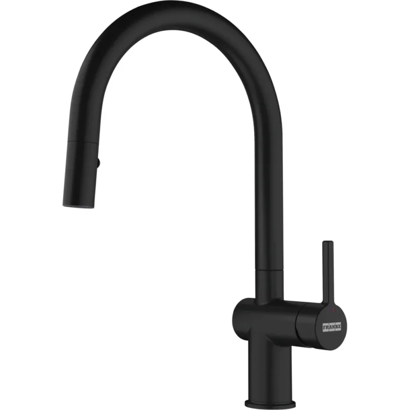 FRANKE Active J Auszugsbrause Black matt Seitenbedienung 115.0653.404