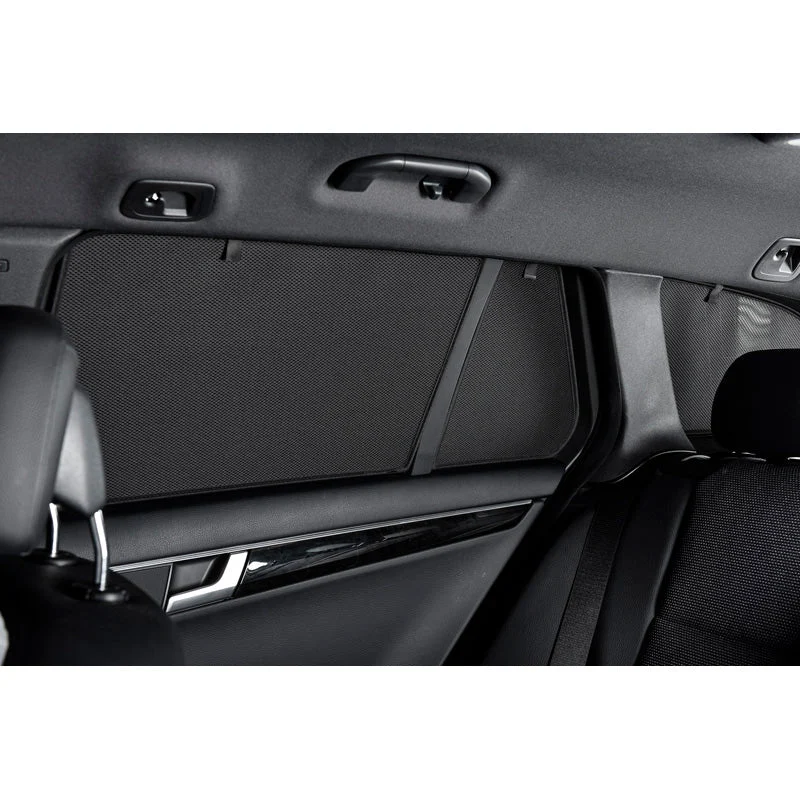 Car Shades, Satz passend für Mercedes Vito 5 türer (für Typen mit 2 Schiebetüren) LWB Langer Radstand 2014- (6-teilig), Textil, Schwarz