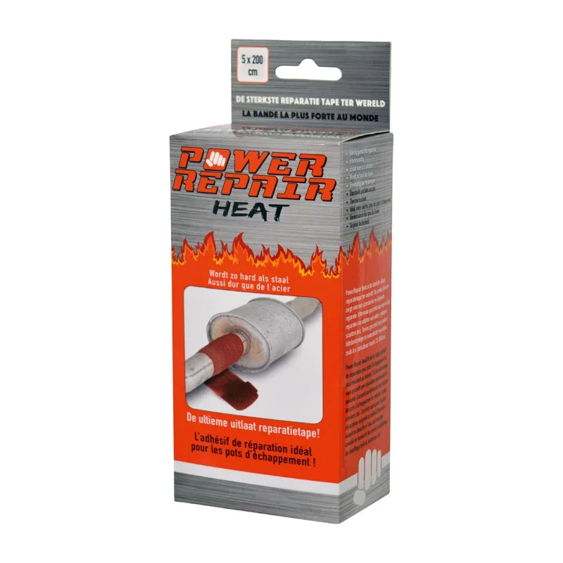 PowerRepair, Power Repair Tape Heat 5x200cm, Vinyl, Grau