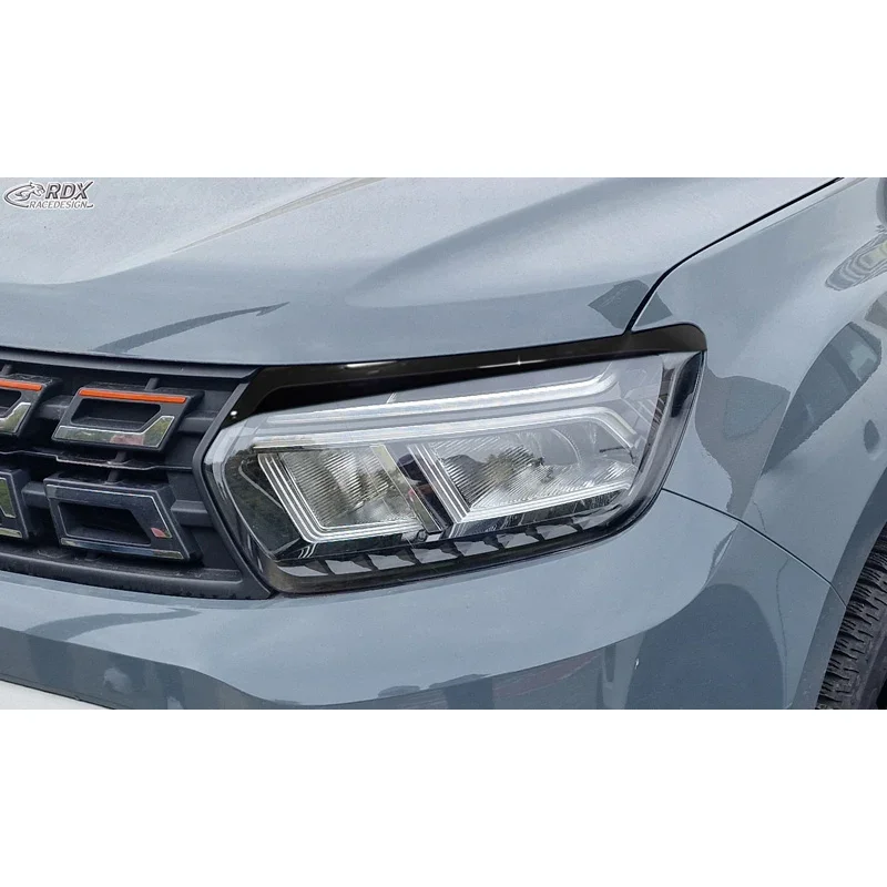 RDX, Scheinwerferblende, ABS Hochglanzschwarz, passt für Dacia Duster II (2018-2024)