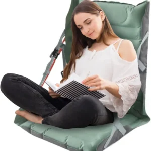 Faltbarer aufblasbarer Sitz mit Rückenlehne für Outdoor-Camping – Taron