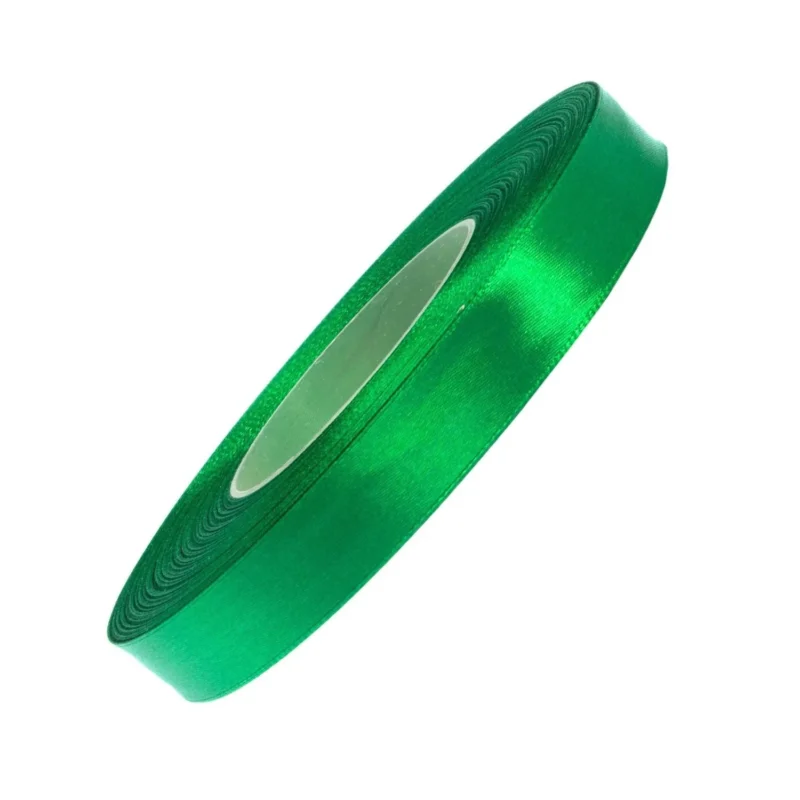 Satin Ribbon 12 mm Length 32 RM - Dark Green