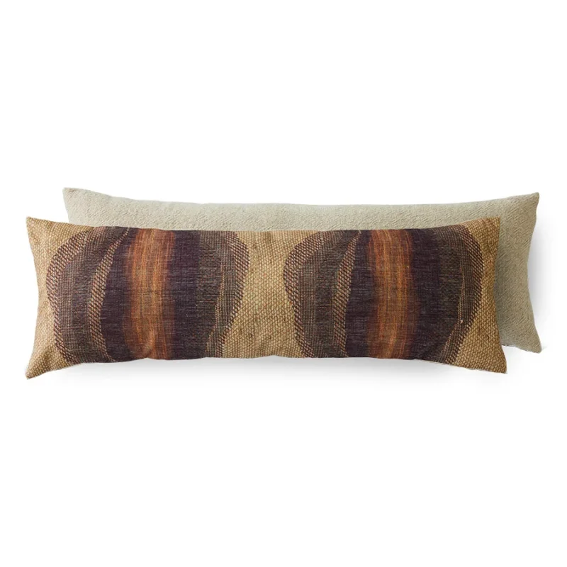 HKliving Gradient Kissen mit Füllung – Dekokissen 30x90 cm