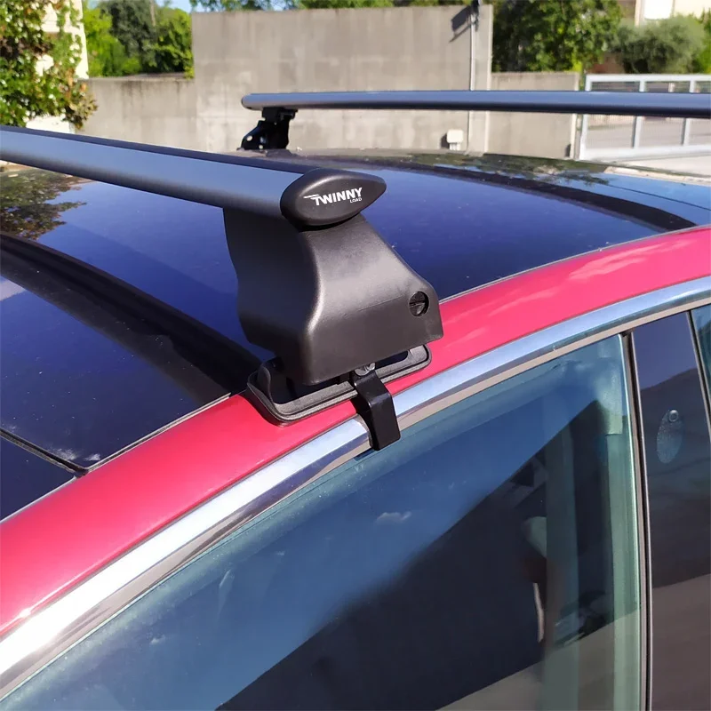 Twinny Load, Dachträgersatz Aluminium Fly Bar passend für Tesla Model 3