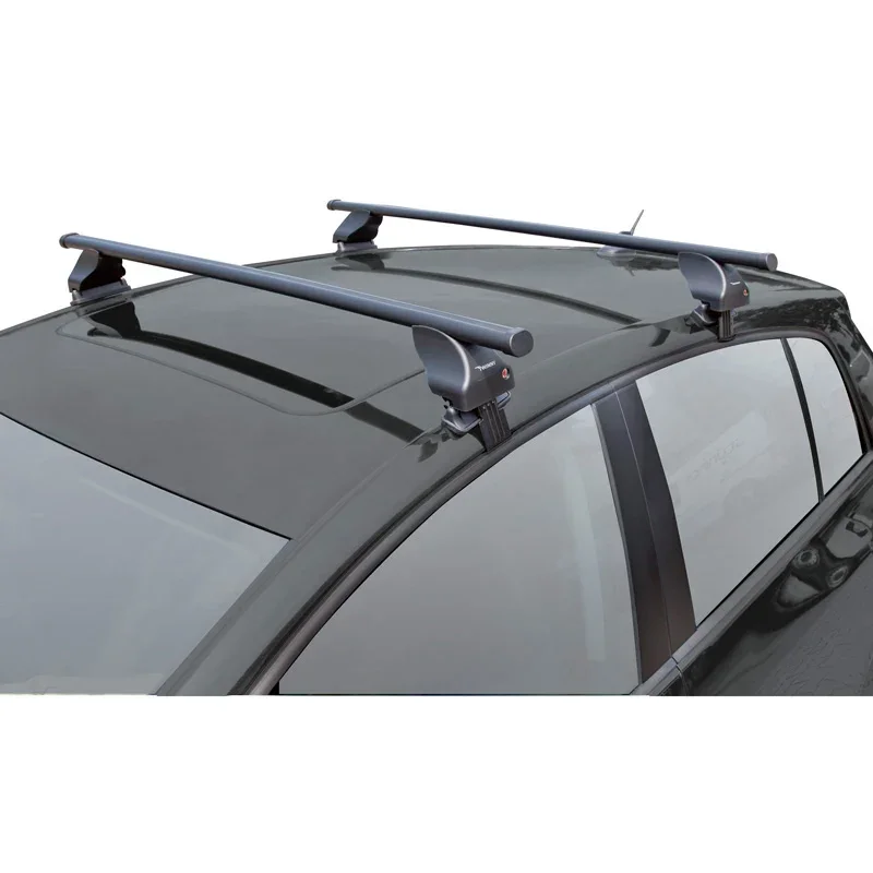 Twinny Load, Dachträgersatz Stahl S60 passend für Volkswagen Golf VIII HB 5-türer 2020- & Renault Arkana 2020- (für Fahrzeuge ohne Dachreling), Schwarz