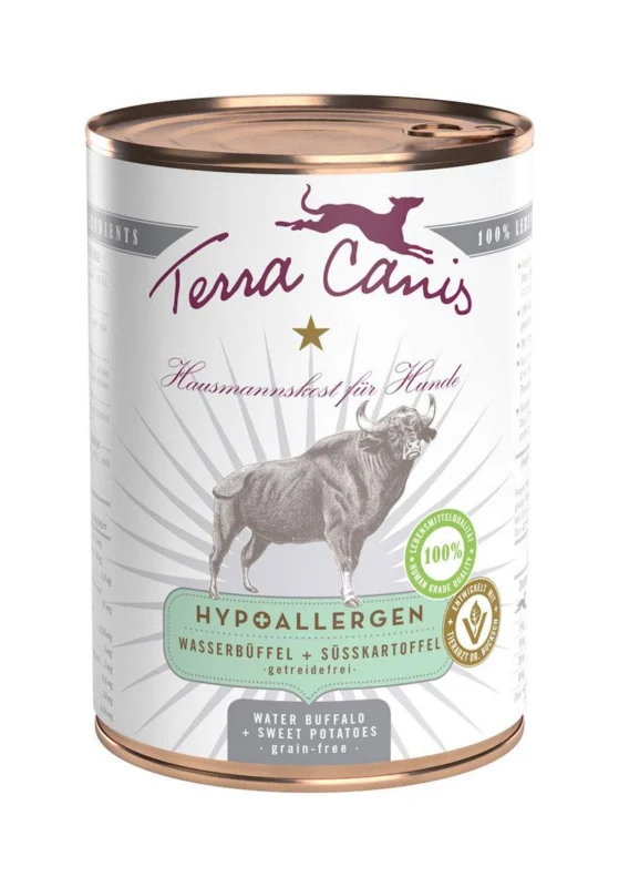 Terra Canis Wasserbüffel + Süßkartoffel, Hypoallergen, getreidefrei zoo-de