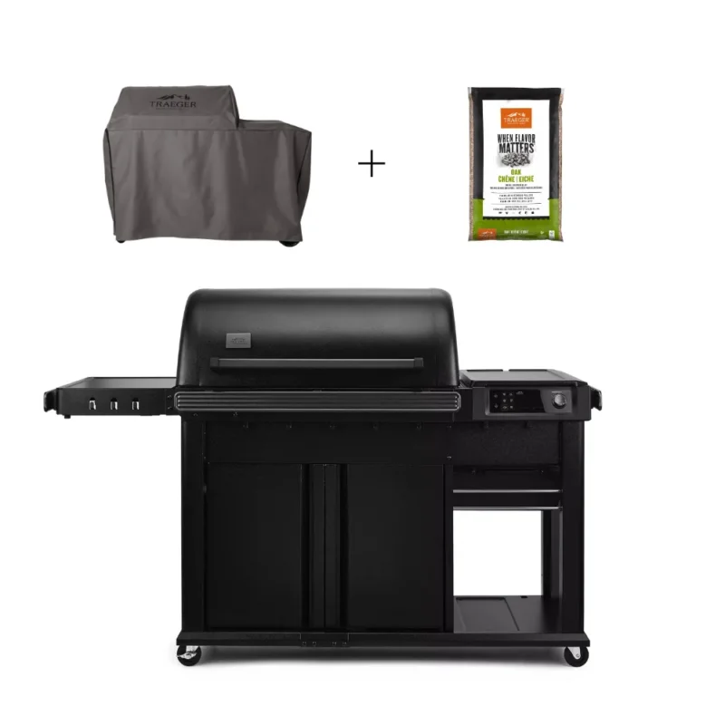 Woodridge Elite (Pelletgrill) inkl. Haube und 9kg Pellets