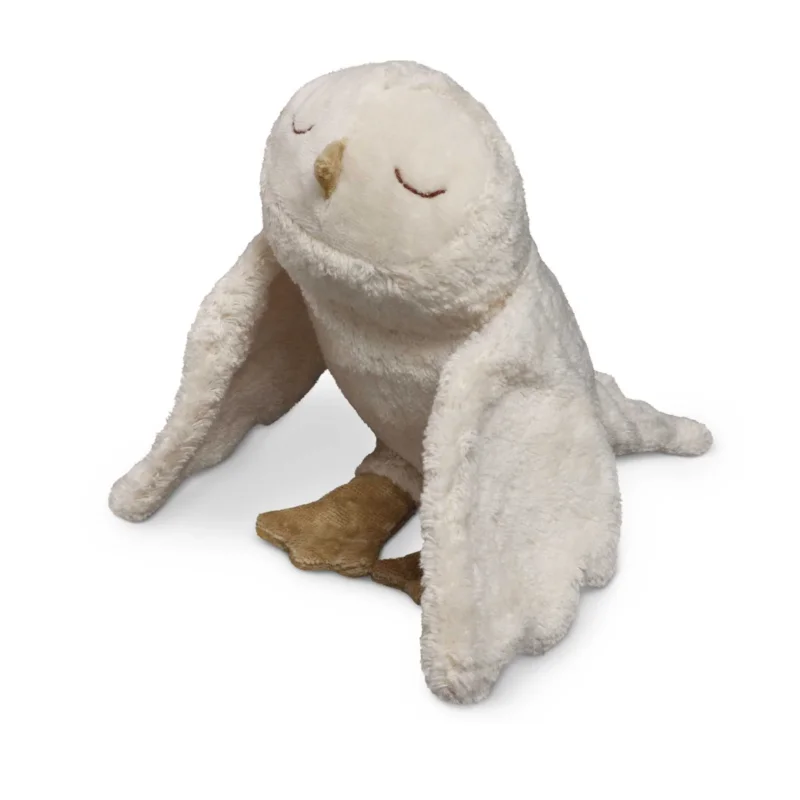 Kuscheltier & Wärmekissen Schneeeule klein