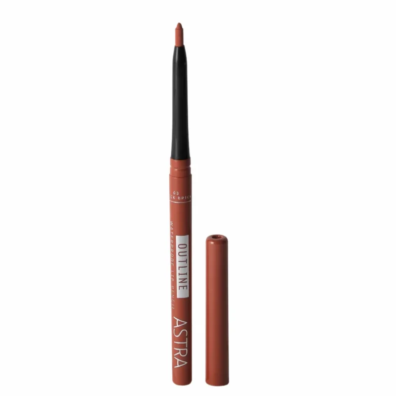 Astra Make Up Outline Waterproof Lip Pencil Quick Brick