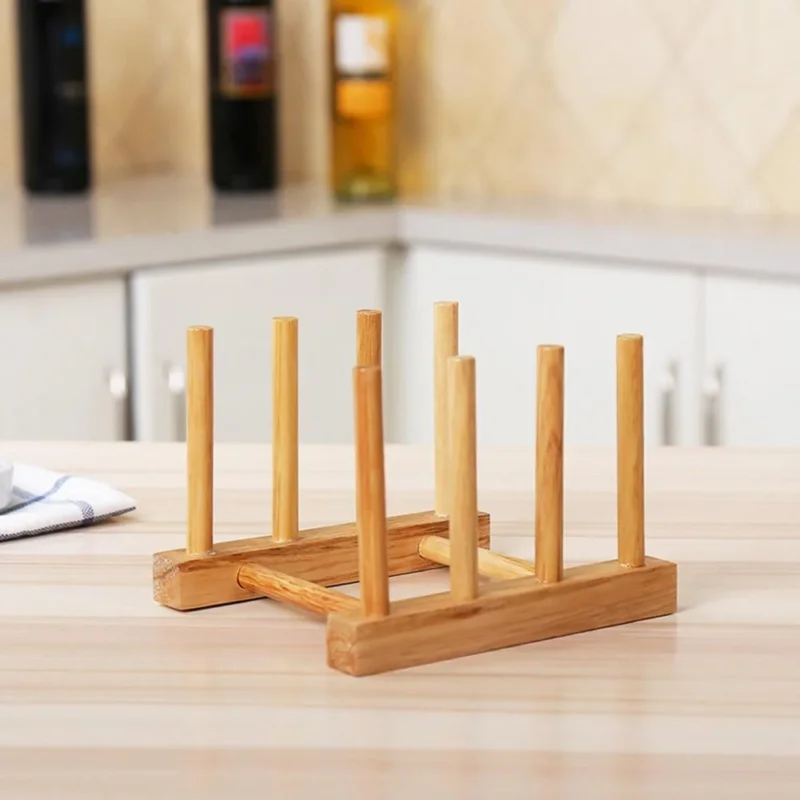 Eleganter Geschirrständer aus Bambus | EcoStore