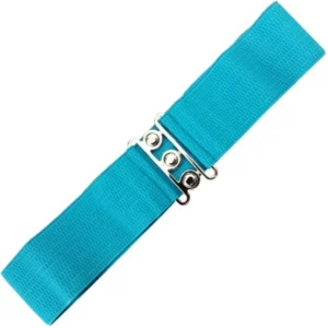 Banned Elastischer 50's Gürtel Teal