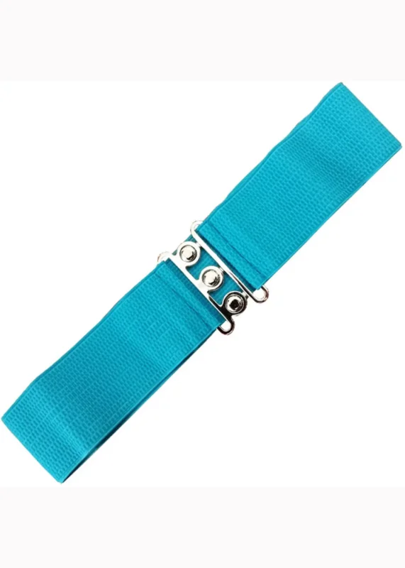 Banned Elastischer 50's Gürtel Teal