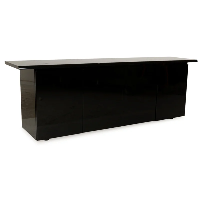 Behr Holz Sideboard Schwarz Schrankfächer