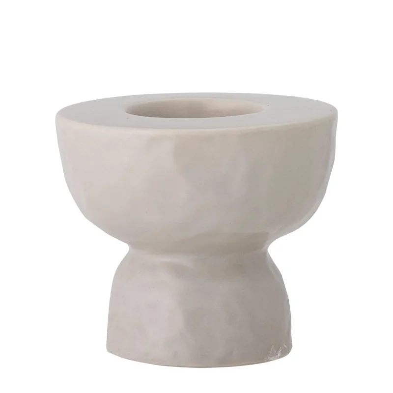 Teelichthalter "Imilia" - 9x8 cm (Weiß)