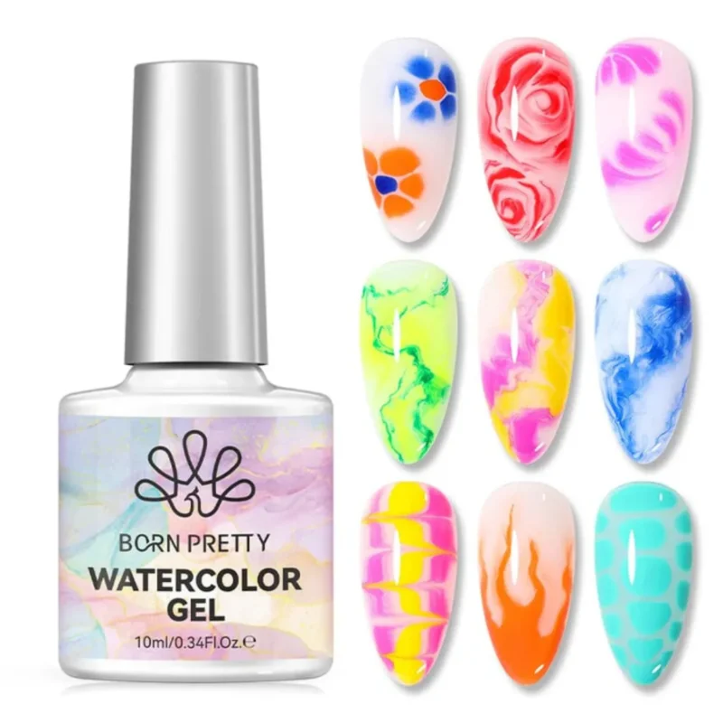 Born Pretty Transparent Watercolor Nail Gel