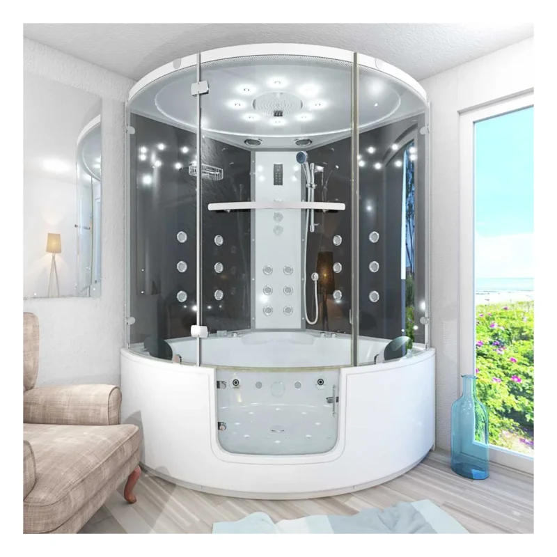 Acqua Vapore Dampfdusche Whirlpool Dusche Duschkabine K60-SW-TH-ALL 140x140cm
