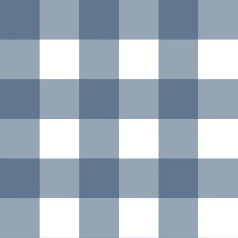 Dekornik Tapete 'Check' große Karos Navyblau 50x280cm