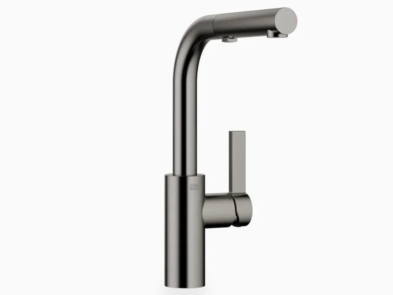 Dornbracht Elio Pull-Out Dark Platinum Gebürstet 33871790-99 Hochdruckarmatur