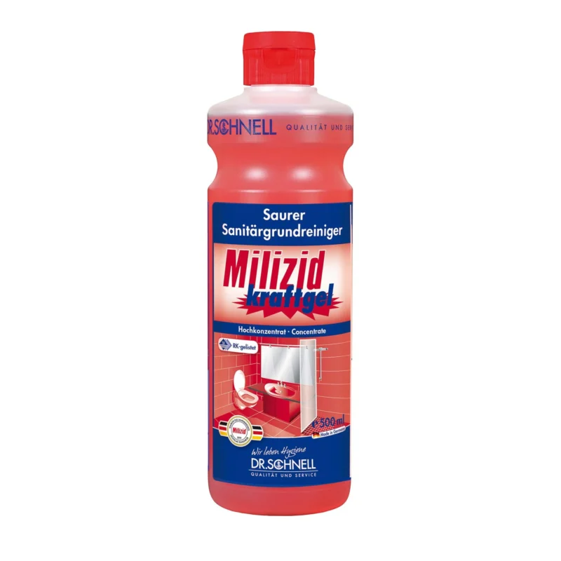 Dr. Schnell Milizid Kraftgel Sanitärreiniger für starke Verschmutzungen 500 ml