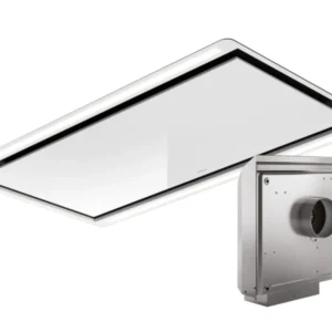Elica Set Deckenhaube Hilight PRF0146248 100 cm Weiß + Außenwandmotor KIT0184135