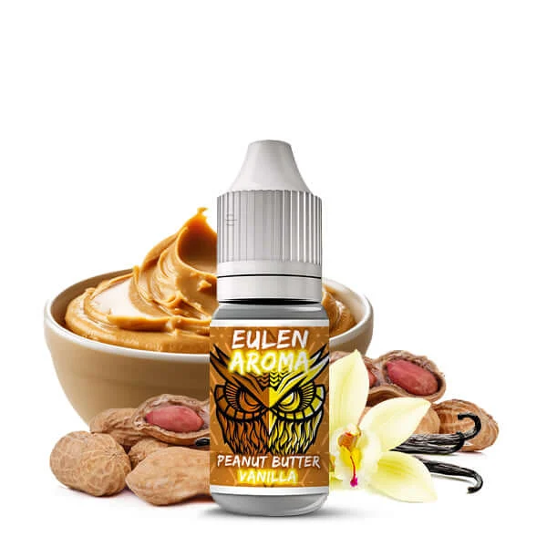 EULEN AROMA - Peanutbutter Vanilla Aroma 10ml – Aroma Flasche Produktfoto