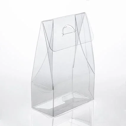 Plastic Gift Boxes Tote style 10.2x5.1x15.2cm