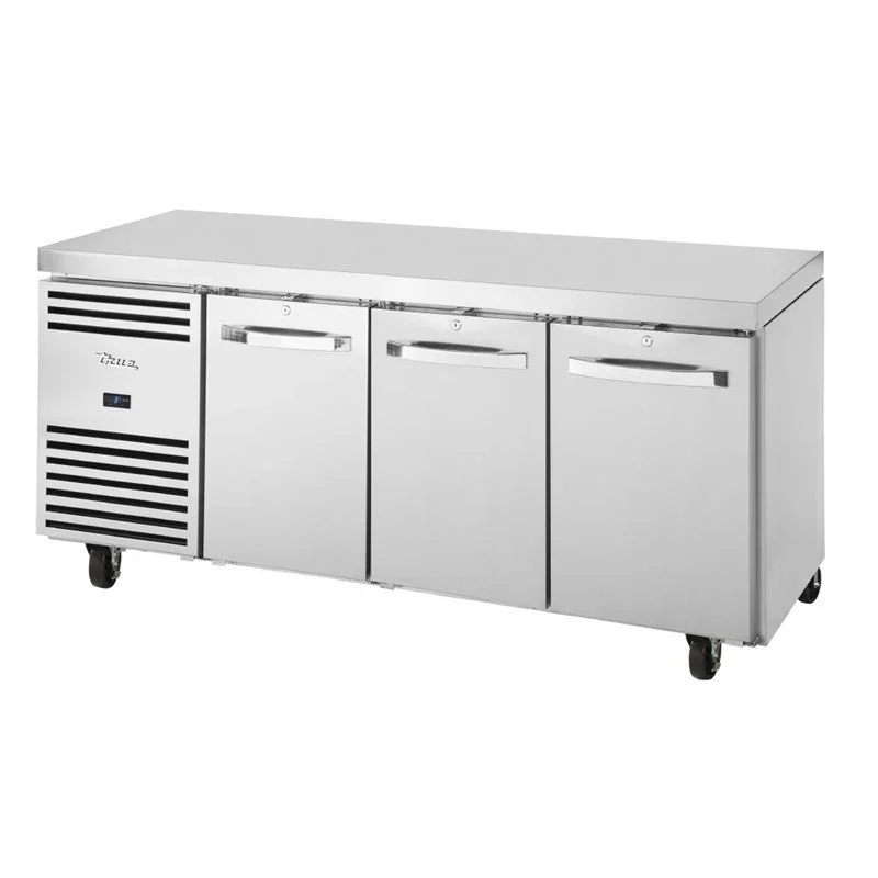 True 3-türiger 1/1 GN-Thekenkühlschrank TCR1/3-CL-SS-DL-DR-DR