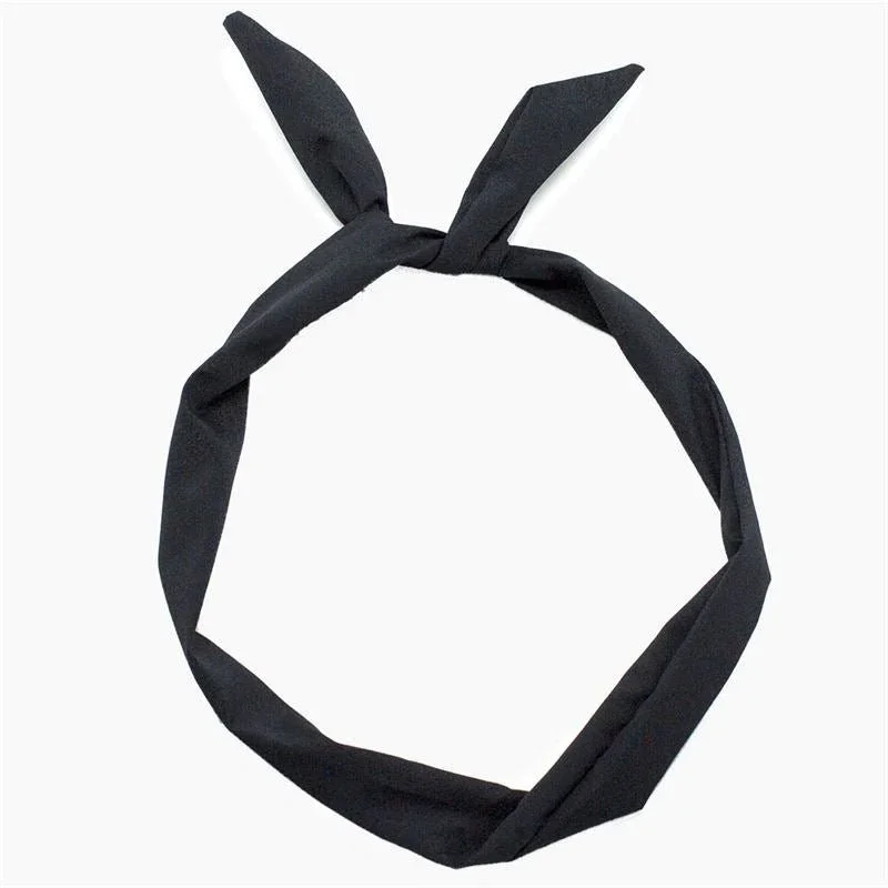 Flexibles Haarband mit Stahldraht – schwarz – Haaraccessoires | Fashiongirl