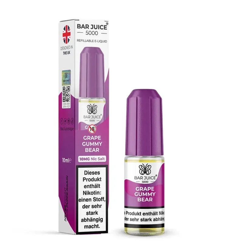 BAR JUICE 5000 - Grape Gummy Bear - Liquid 10ml