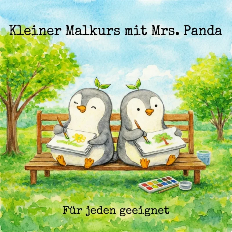 Kleiner Malkurs mit Mrs. Panda - Mini-Malkurs