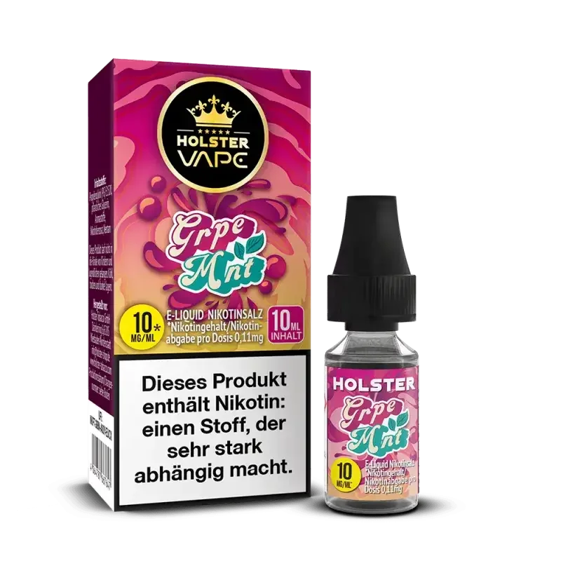 Holster Nikotinsalz - Grpe Mnt - Liquid 10ml
