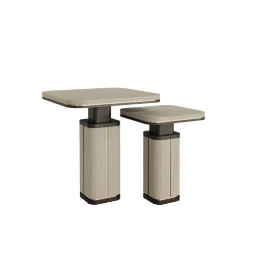 Casa Magna ARDEN Beistelltisch Holz H46 – 35 × 35 × 46 cm – Ansicht 1