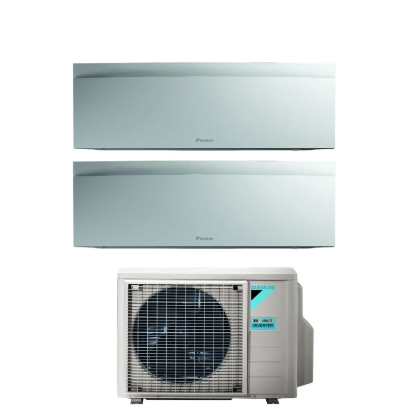 climatizzatore condizionatore daikin bluevolution dual split inverter serie emura white iii 12_12 con 2mxm68n r 32 wi fi integrato 12000_12000 colore bianco garanzia italiana