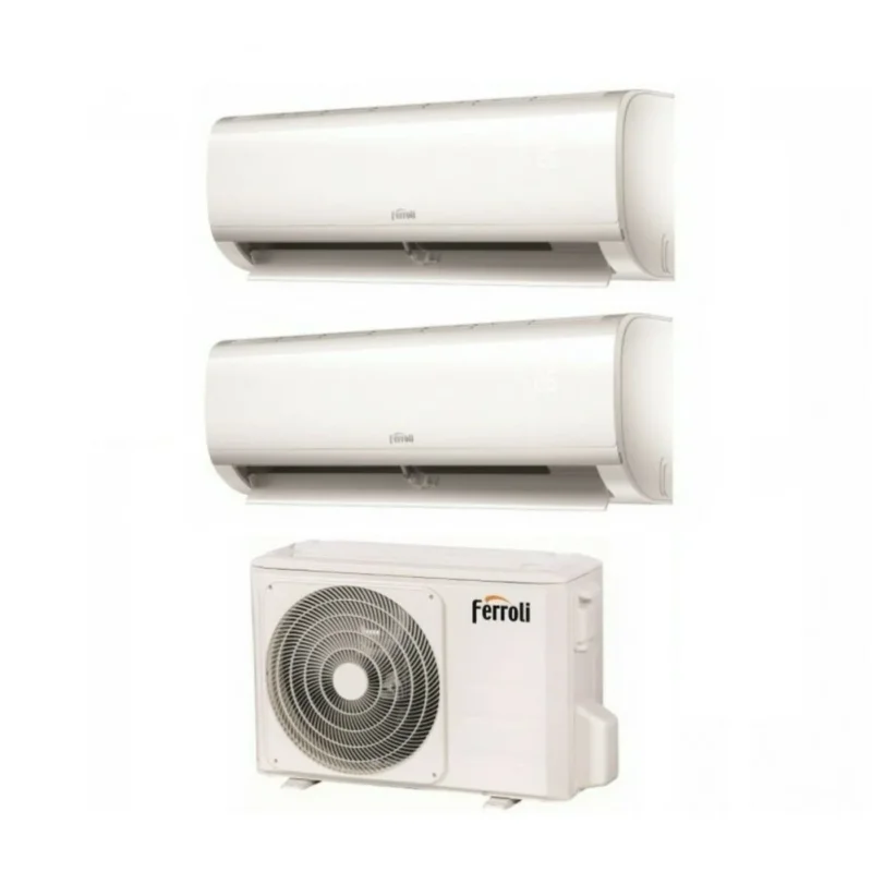 climatizzatore condizionatore ferroli dual split inverter r32 serie diamant m 9000_12000 con 14 2 9_12 wi fi integrato