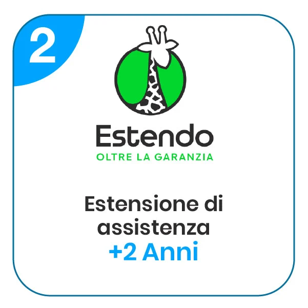 estendo 2 anni aggiuntivi di assistenza per guasti e malfunzionamenti per condizionatori monosplit ean 8058754043561