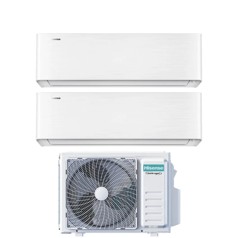 hisense condizionatore hisense dual split inverter serie energy pro x 1218 con 3amw62u4rjc r 32 wi fi integrato