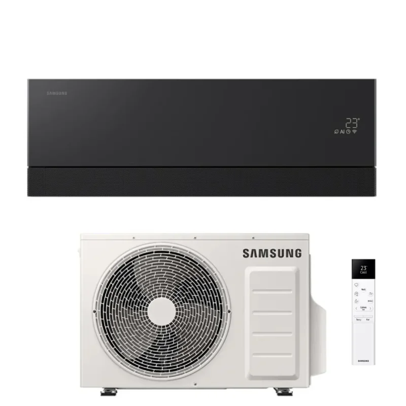 samsung condizionatore samsung windfree premiere black 7000 btu f ar07prb r 32 wi fi integrato
